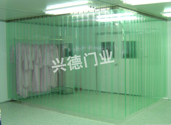 網(wǎng)格防靜電軟門簾,白色防靜電軟簾